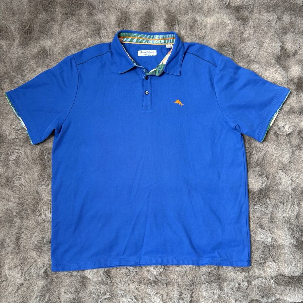 Tommy Bahama Big & Tall Fiesta Fronds Five o'Clock IslandZone Polo Size XL